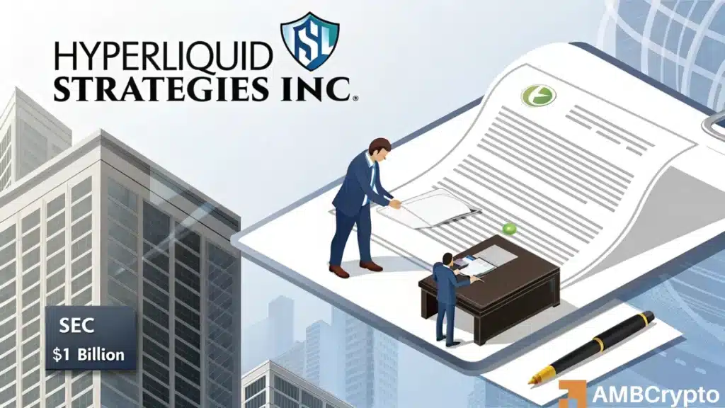 Hyperliquid Strategies files for $1B public offering to bolster HYPE treasury