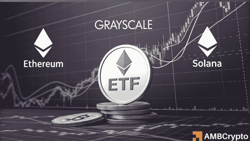 Grayscale adds staking feature to Ethereum, Solana ETF products - Details!
