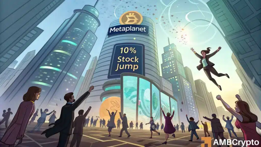 Metaplanet Stock Surges 10%