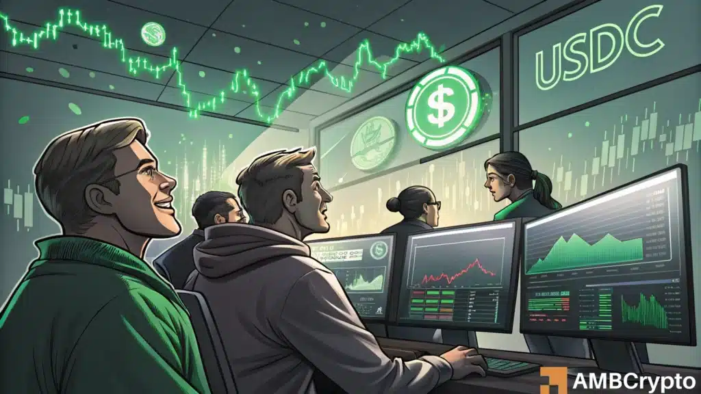 Binance flooded with USDC - Traders wait for the next big move