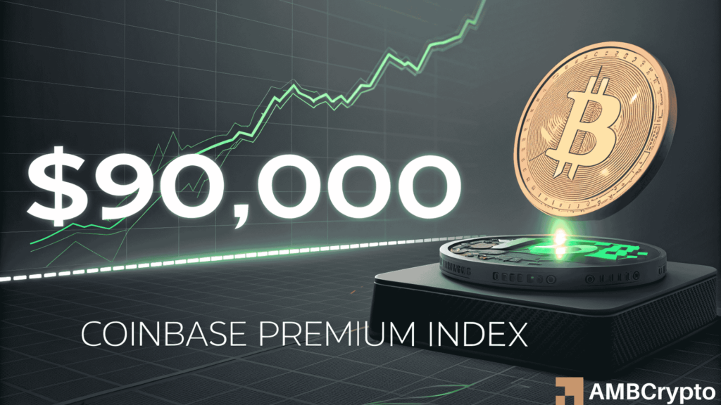 Bitcoin premium turns positive on Coinbase — signs of U.S. demand returning?