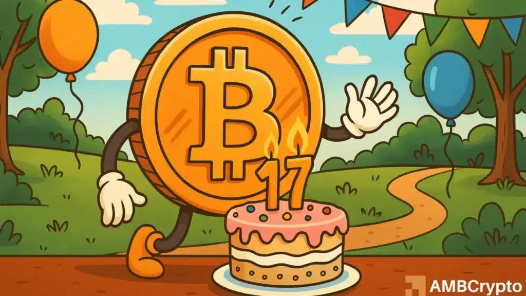 Bitcoin turns 17