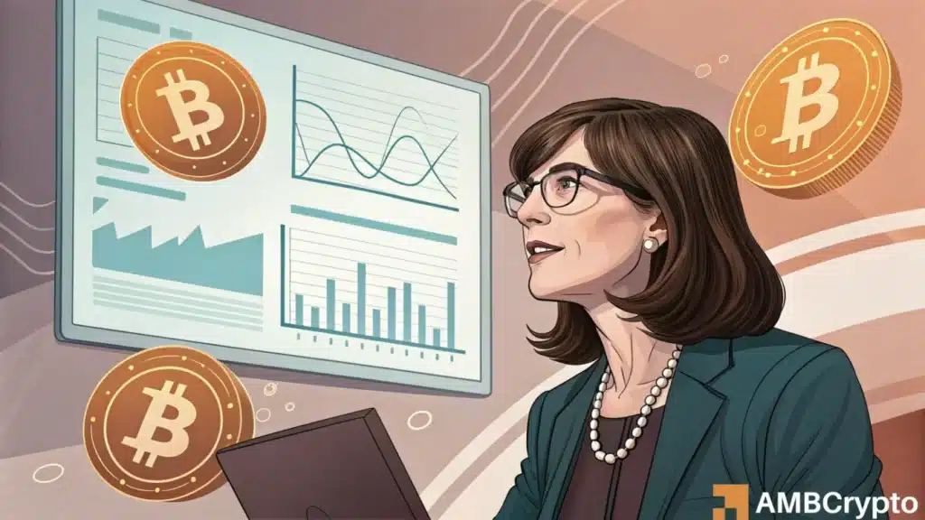 Cathie Wood trims bitcoin bull case