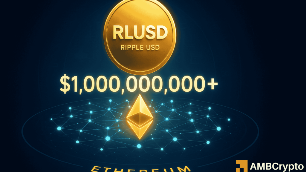 Ripple’s RLUSD stablecoin tops $1B on Ethereum as regulated demand accelerates