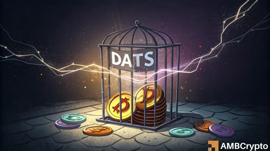 Institutional appetite for crypto fading? DAT inflows fall by 95%