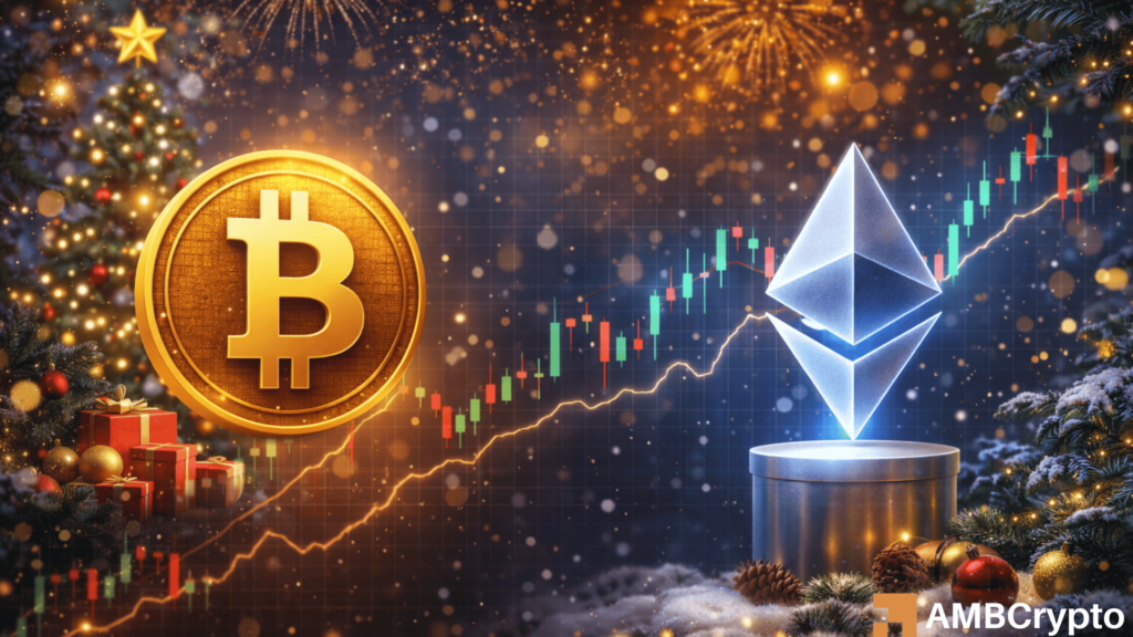 Bitcoin and Ethereum's post-Christmas bounce fades as sentiment normalises