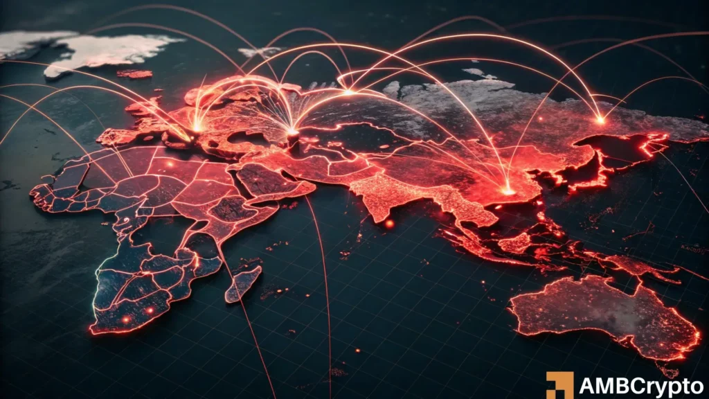 Bitcoin slides 4.5% as Asia session weakness triggers high liquidations