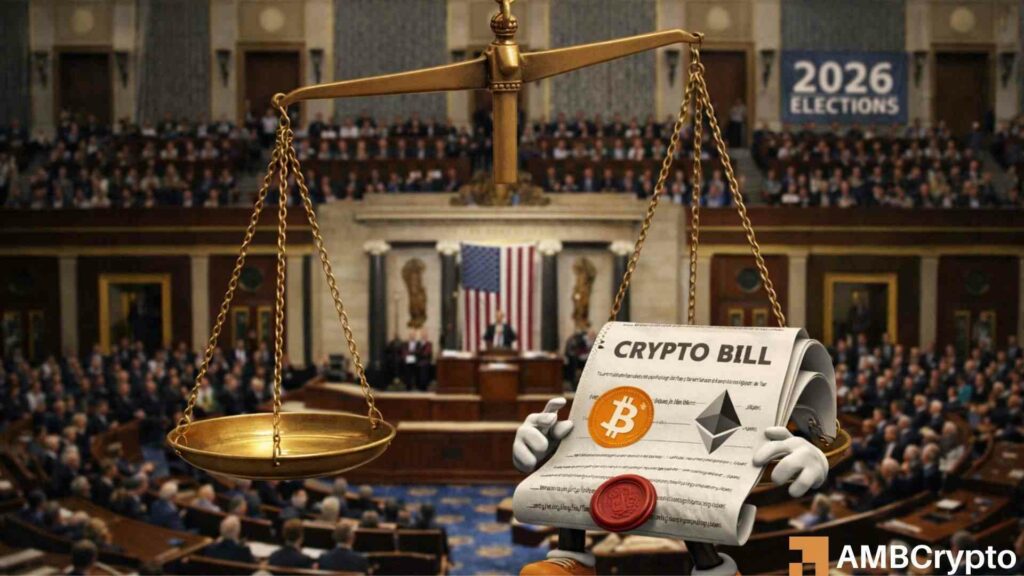 Why U.S crypto bill risks stalling ahead of 2026 U.S. midterm elections