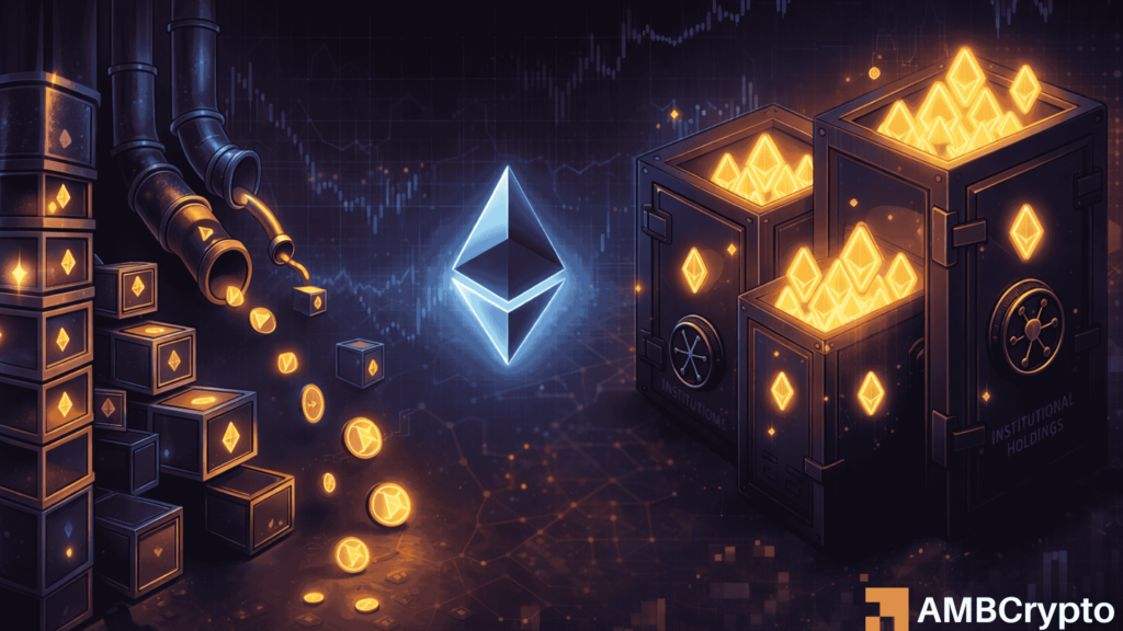 Ethereum supply on exchanges falls to 2016 levels — and institutions are 'quietly' scooping up