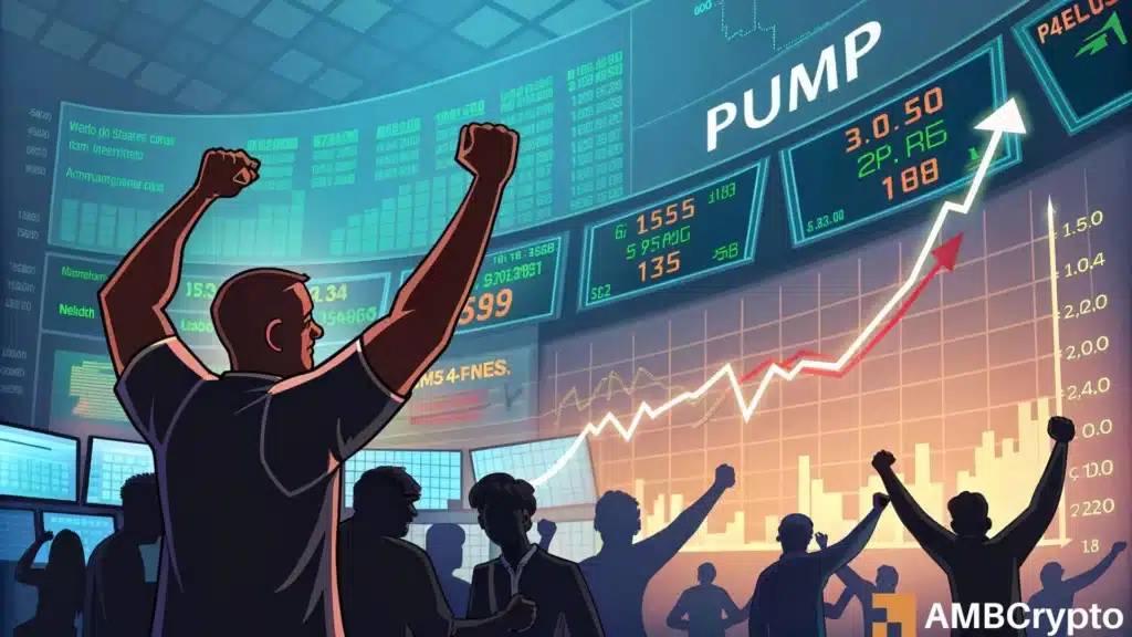 Analyzing Pump.fun's 16% Rally: Is $0.004 Target Within Reach for PUMP?