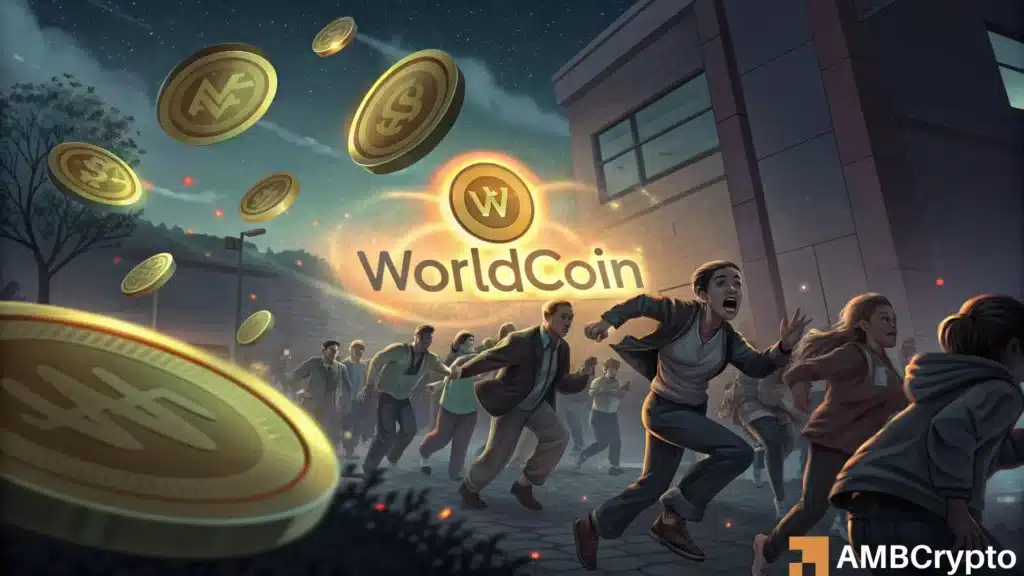 Worldcoin team triggers panic after shifting $25.6 mln WLD: Will $0.55 hold?