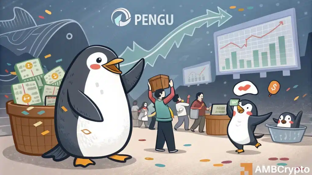 Pudgy Penguins: Will whale selling spoil PENGU's 25% rally?