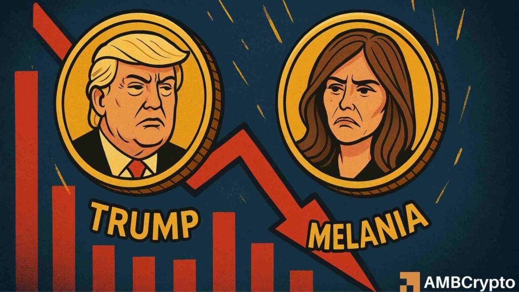 Are TRUMP, MELANIA memecoins heading towards zero?