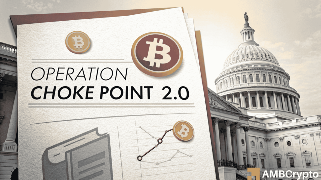 House report documents Biden-era "Operation Choke Point 2.0" crypto debanking