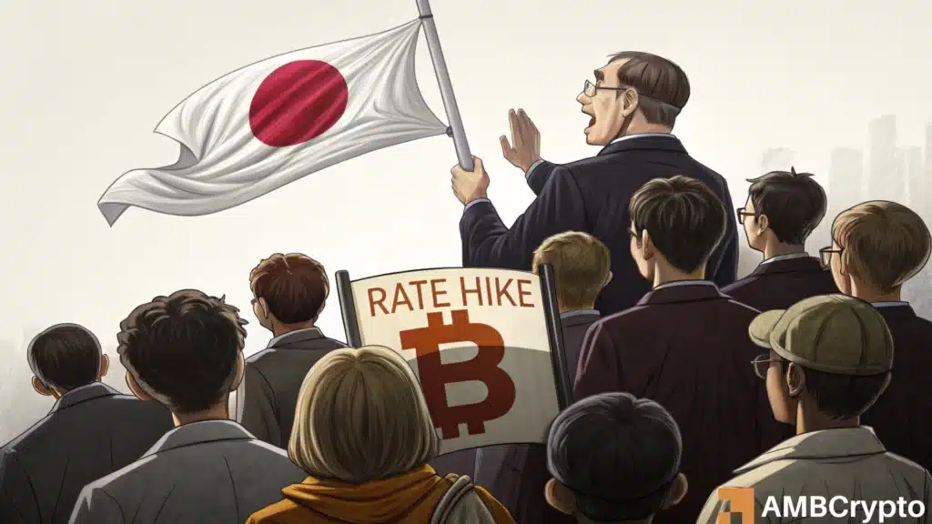 BOJ 75bps rate hike sparks Bitcoin deleveraging - Is $80k at risk?
