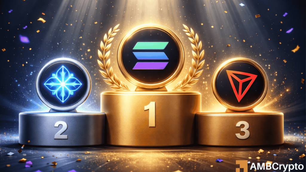 Solana and Hyperliquid dominate 2025 chain revenue as execution trumps TVL and sentiment
