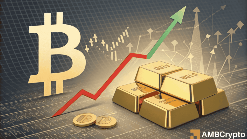 Gold rallies to new highs as Bitcoin slides, highlighting divergent asset flows