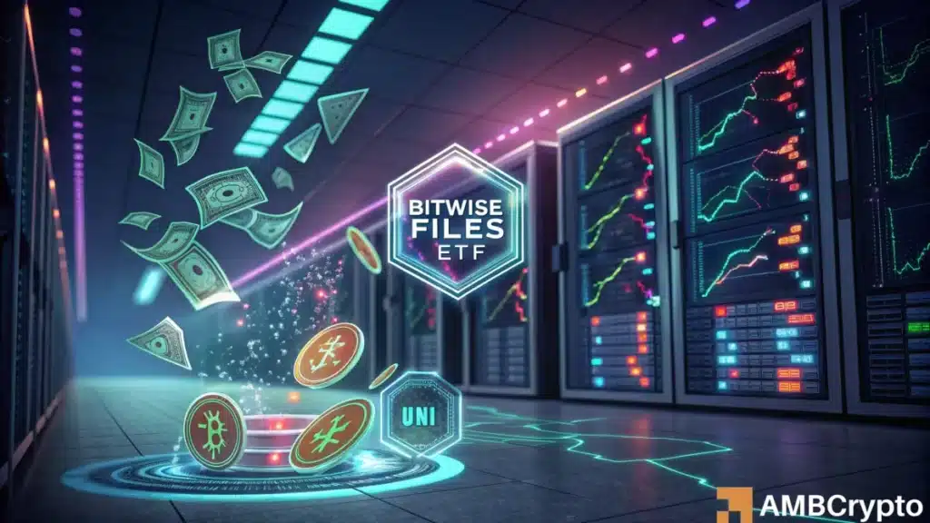 Bitwise files for a Uniswap ETF, but UNI’s price tells a different story