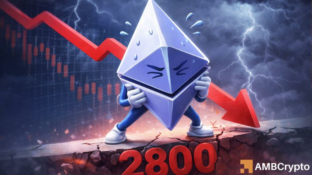 Ethereum Struggles to Hold $2,800 Support – Will Buyers Save It or Will Bears Take Control?