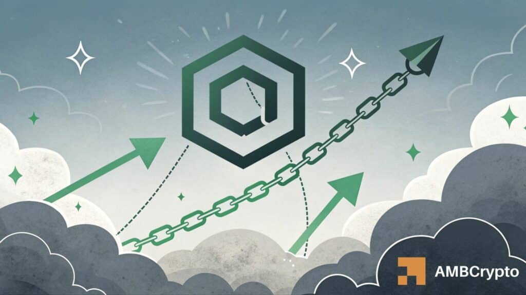 Chainlink exits descending channel