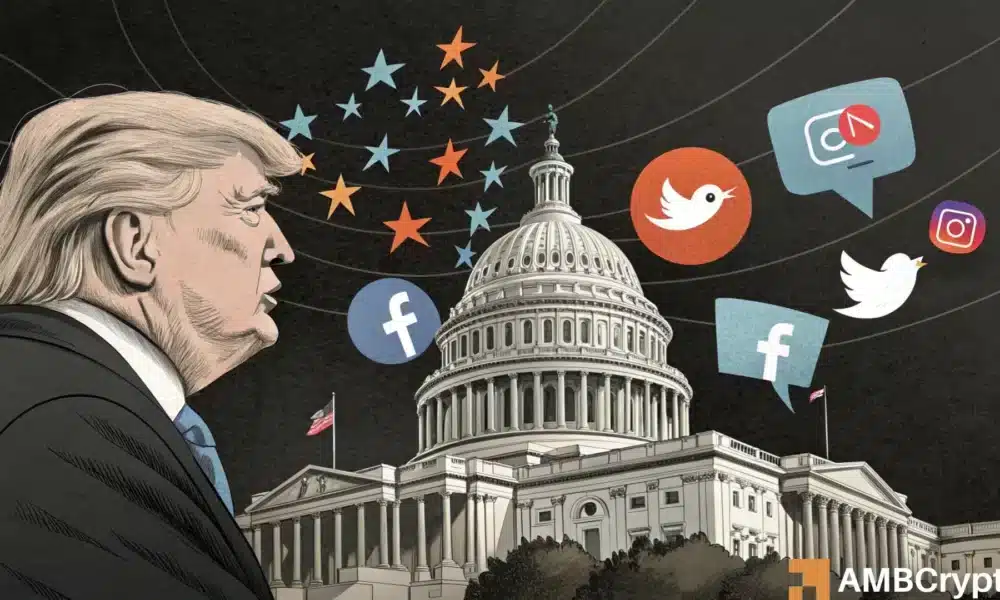 TRUMP memecoin jumps 15% – What traders should watch next