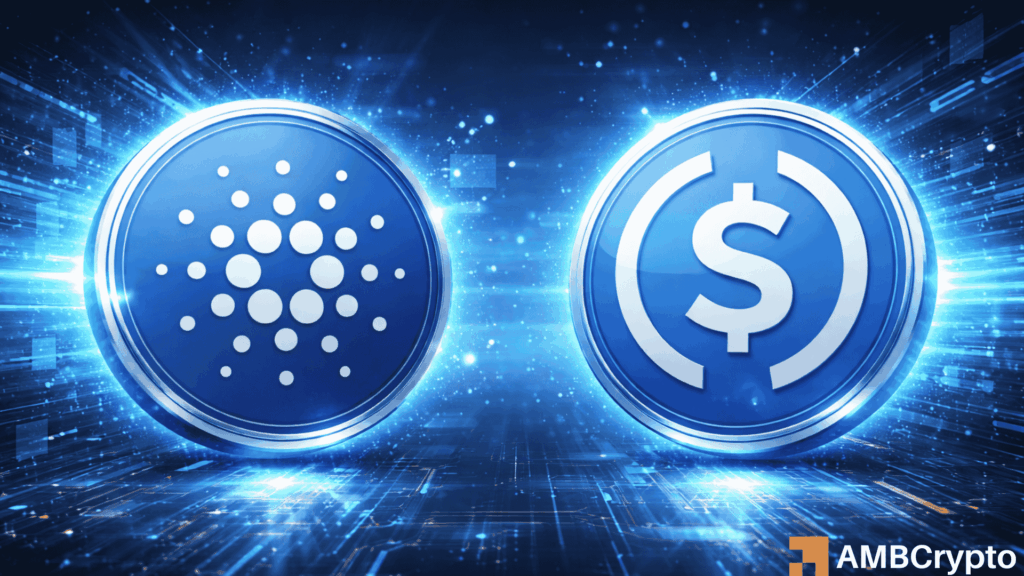 Cardano deploys USDCx as stablecoin liquidity grows despite falling TVL