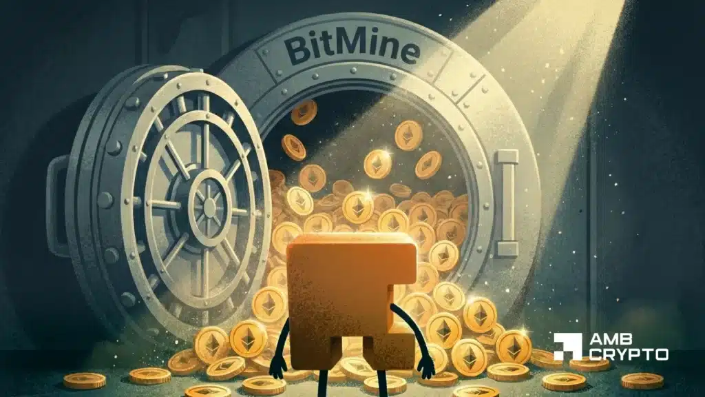 Bitmine hits 72.3% of its 5% Ethereum ownership goal – Details