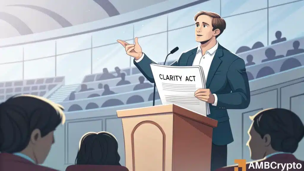 Coinbase CEO Pushes for CLARITY Act