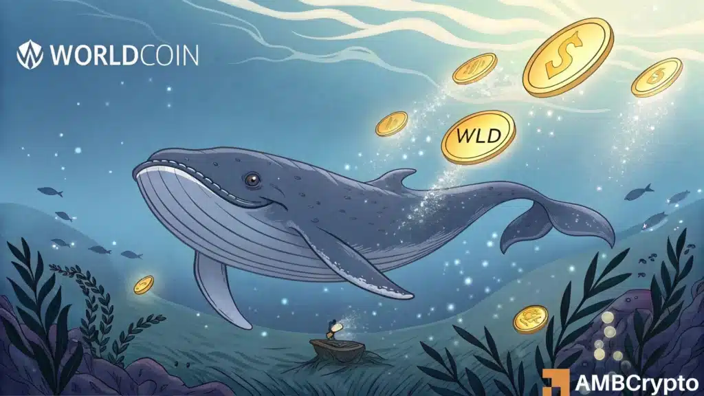 Worldcoin slips below $0.40 as whale dumps $5.7M WLD on Binance