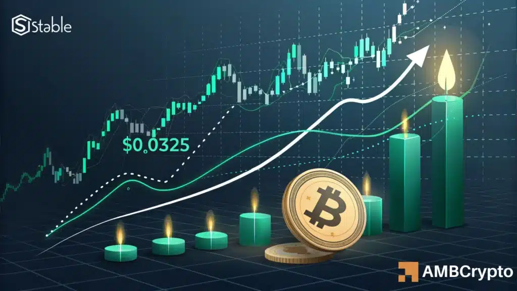 Stable surges 20% - Can price hit the $0.0325 liquidity zone?