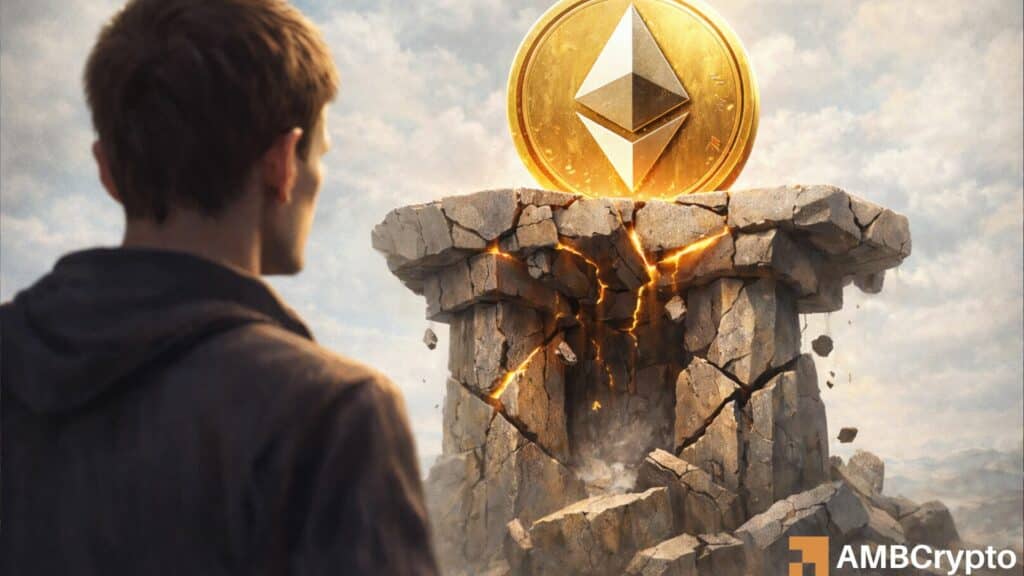 ETH under pressure: Founder sales, whale losses, and bearish odds collide