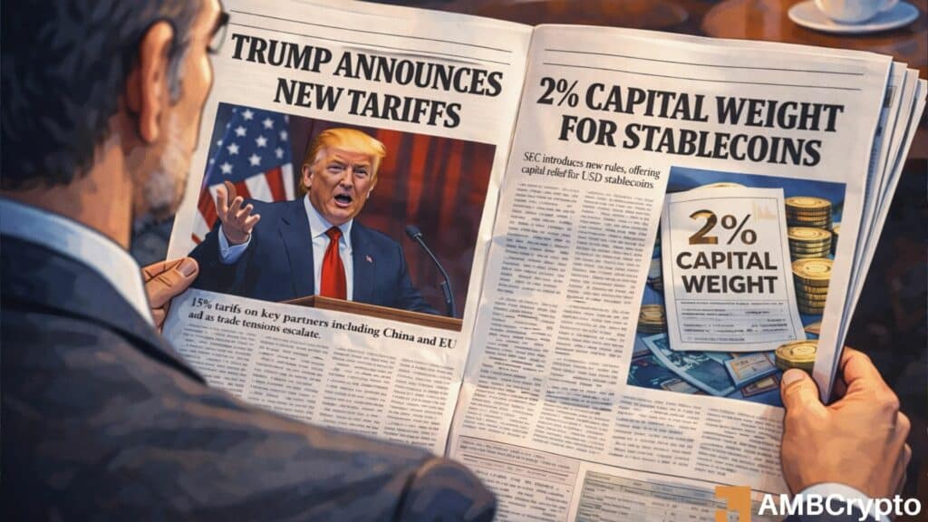 Crypto today: Markets open under pressure as Trump's tariffs rattle risk assets