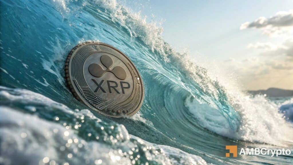 XRP's volume surge triggers a price drop: Key support at $1.34