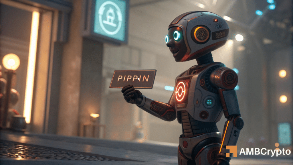Mapping PIPPIN's correction phase after 14% drop in 24 hours