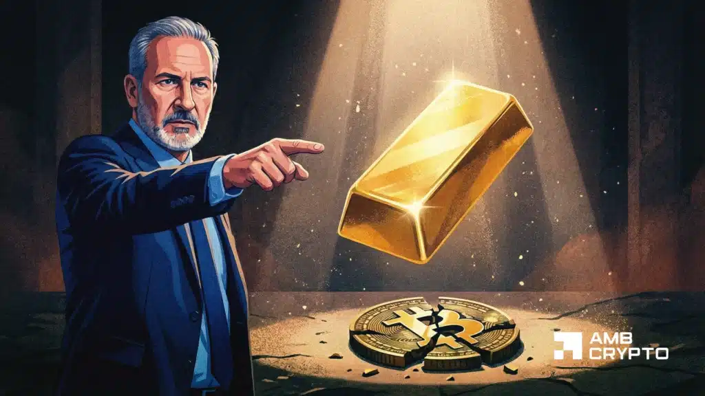 'Gold is up $50, Bitcoin is down 4%' - Peter Schiff highlights the rift between crypto and TradFi