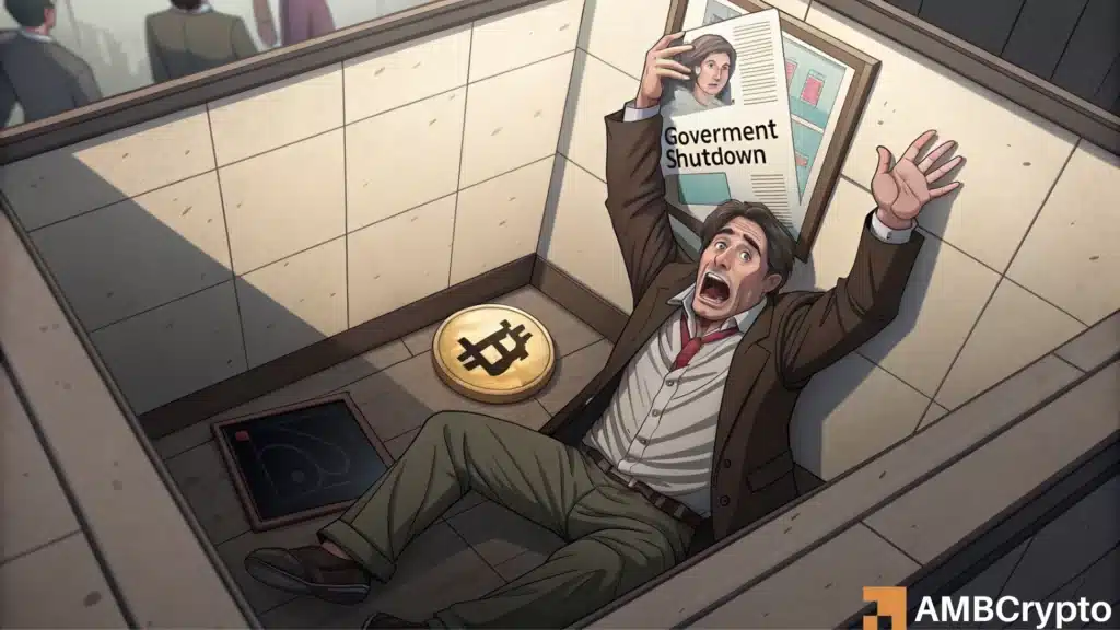 Shutdown fears meet weak liquidity: Is Bitcoin throwing a local top?