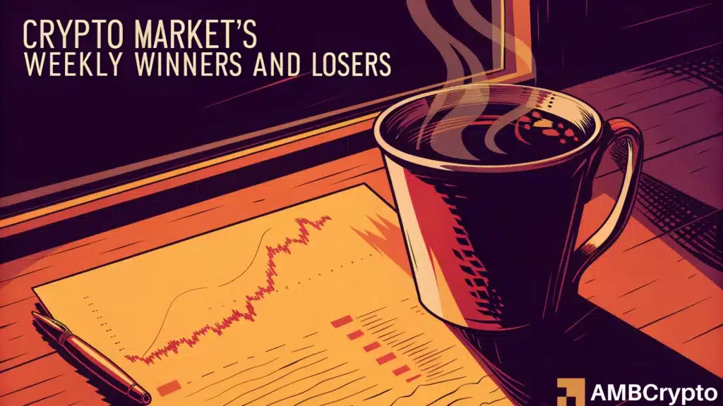 Crypto market's weekly winners and losers - M, MYX, BNB, XMR, and more!