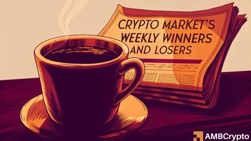 Crypto market's weekly winners and losers - STABLE, MORPHO, DOGE, ZEC