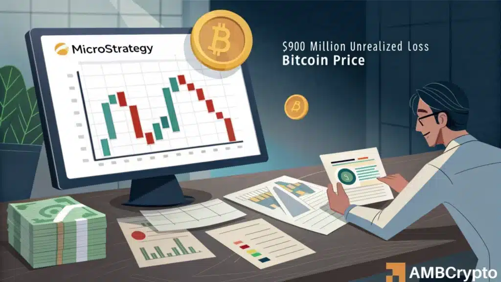 Strategy records $900 million unrealized loss