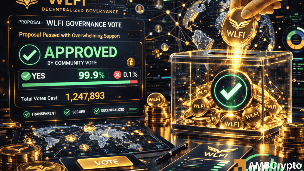 WLFI governance overhaul approved as community vote passes with 99% support