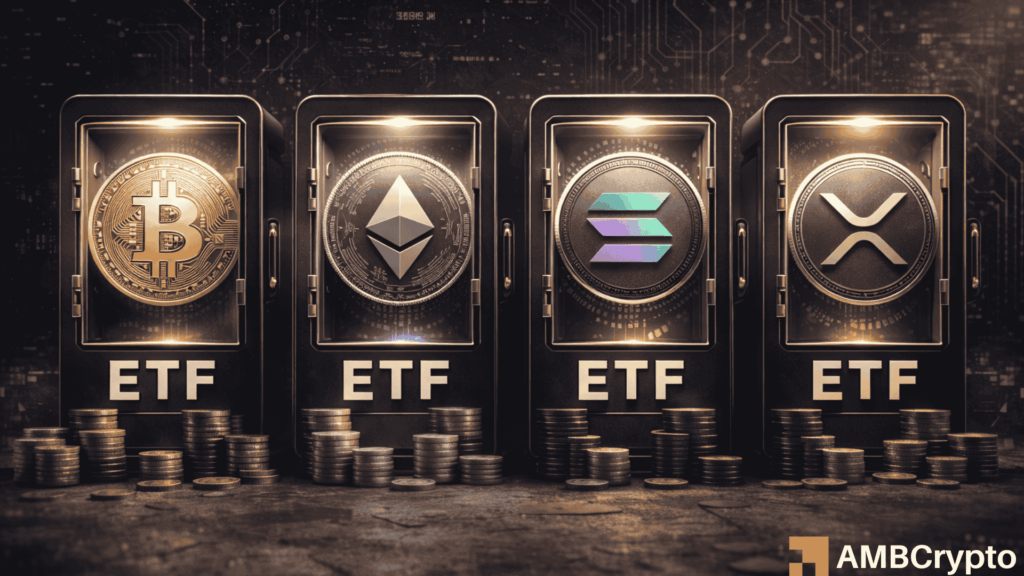 Bitcoin, Ethereum, and Solana ETFs record weekly inflows amid price weakness