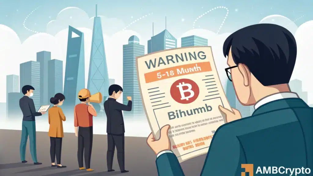 South Korea’s FIU warns Bithumb of a six-month ban as Bitcoin exchange flows fall