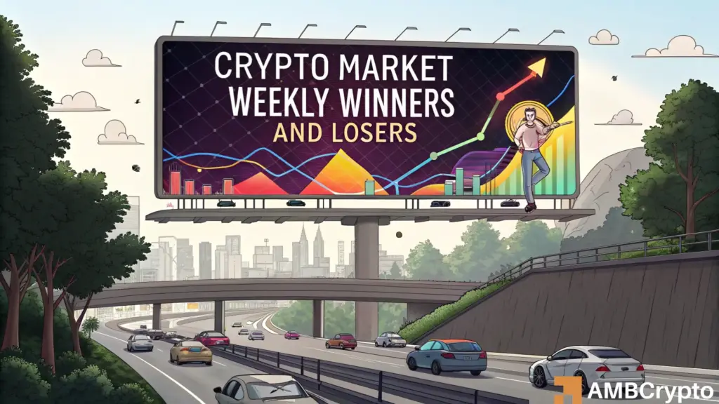 Crypto market's weekly winners and losers - TAO, CC, DOT, WLD