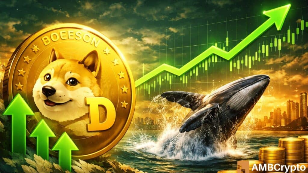 Dogecoin reclaim $0.1