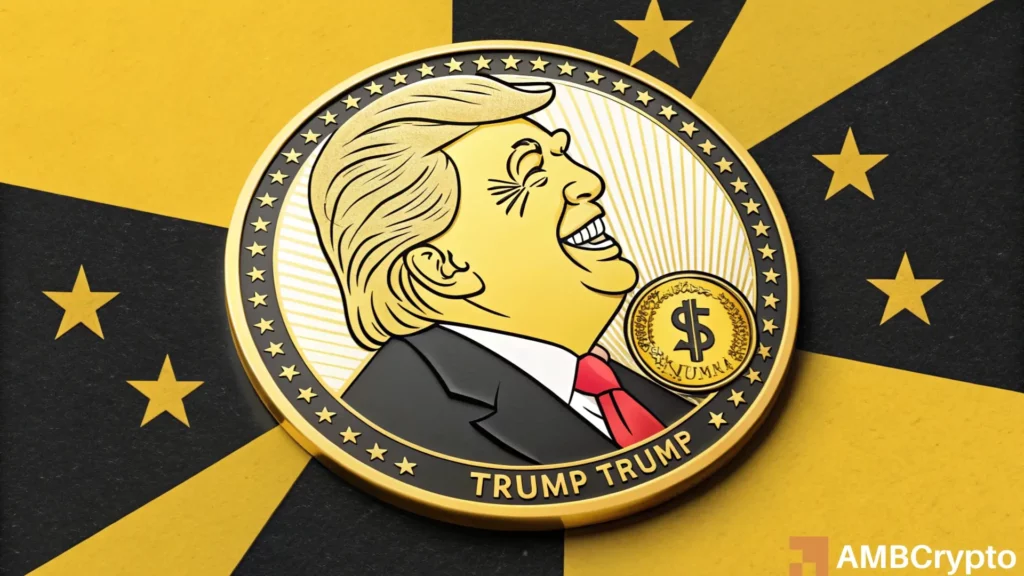 Official Trump memecoin faces further downside risk