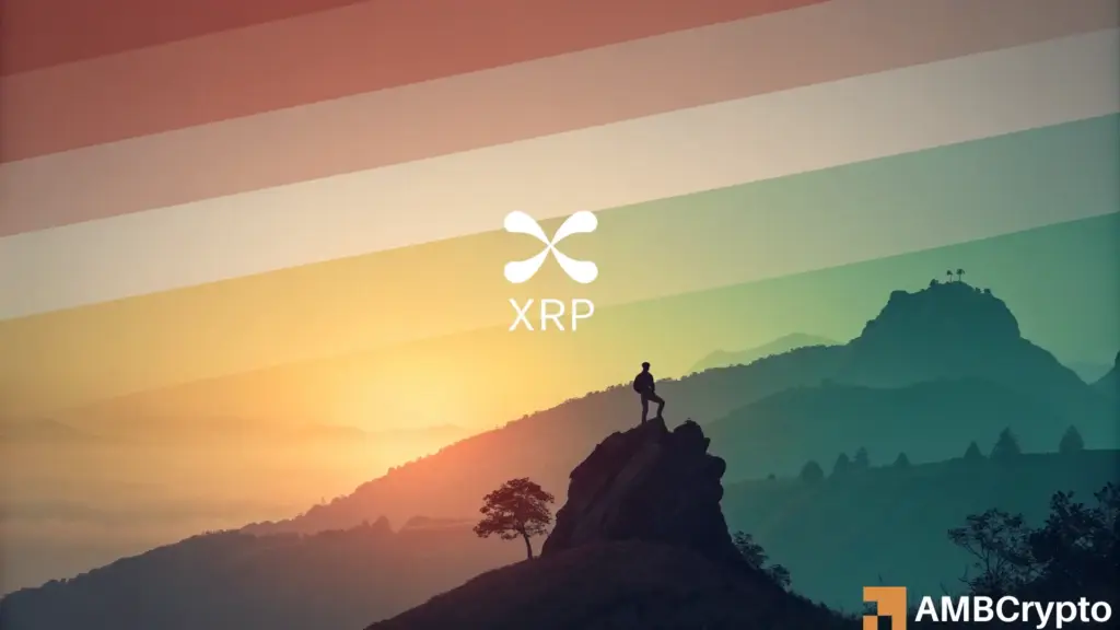 XRP prices retreat to the $1.35 support but a positive Sharpe ratio gives investors hope