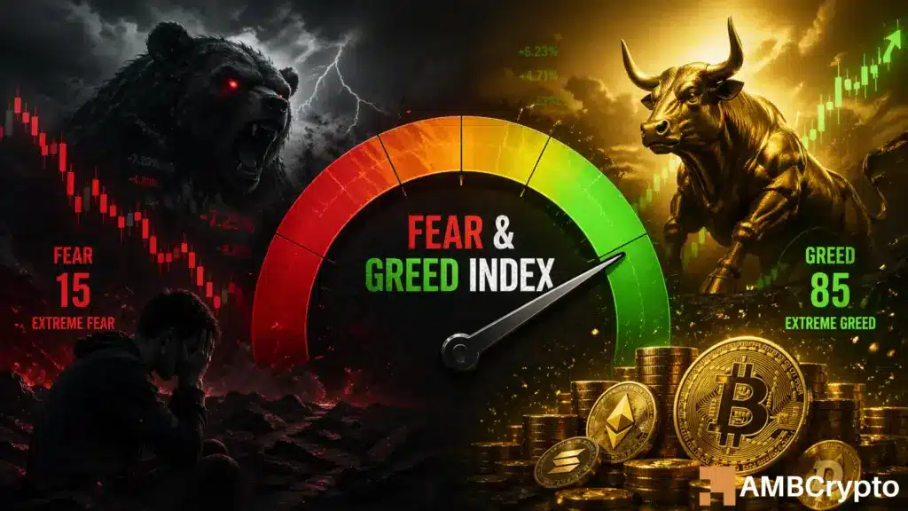 Fear and Greed Index rises to 46, a 3-month high: Are investors turning bullish?