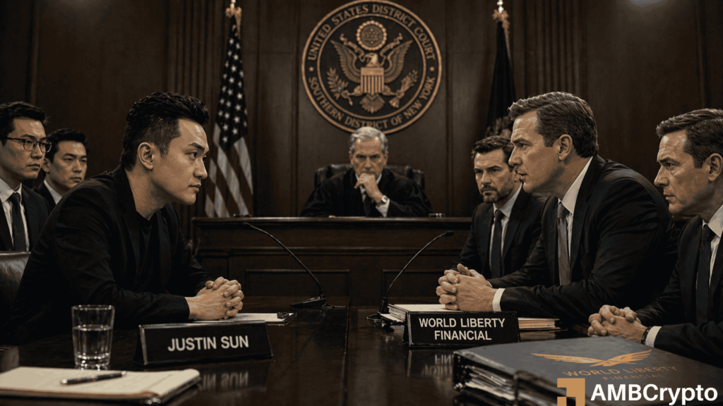 Justin Sun sues World Liberty Financial, alleges token seizure and fraud
