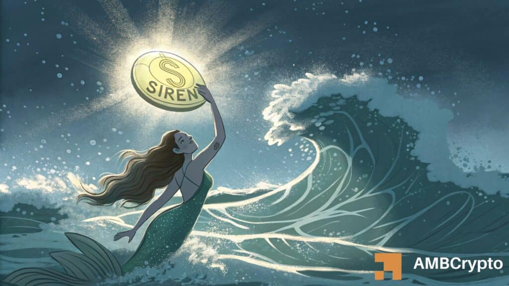 SIREN climbs 18% toward resistance as longs build