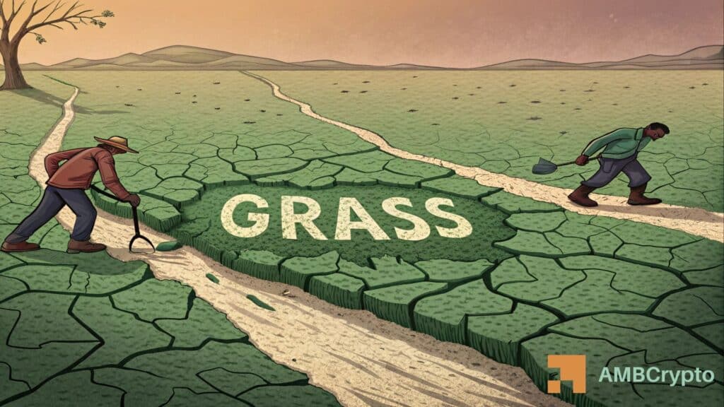 GRASS drops 15% despite volume spike: Are traders exiting or buying the dip?